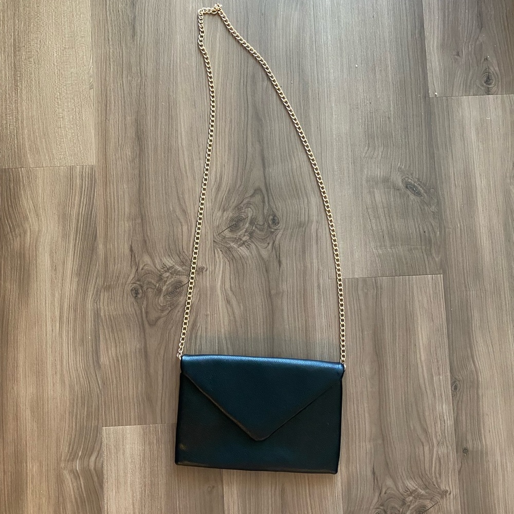 A new day Elegant Black Chain Shoulder Bag
